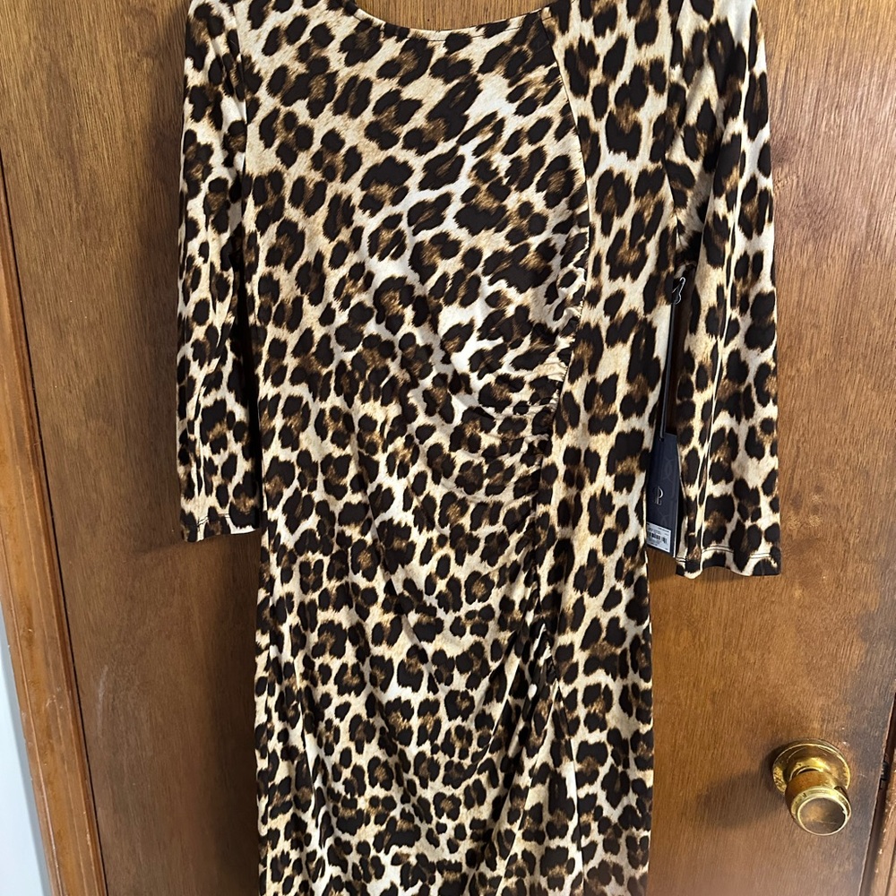 NWT JLo Leopard Print Women's Dress